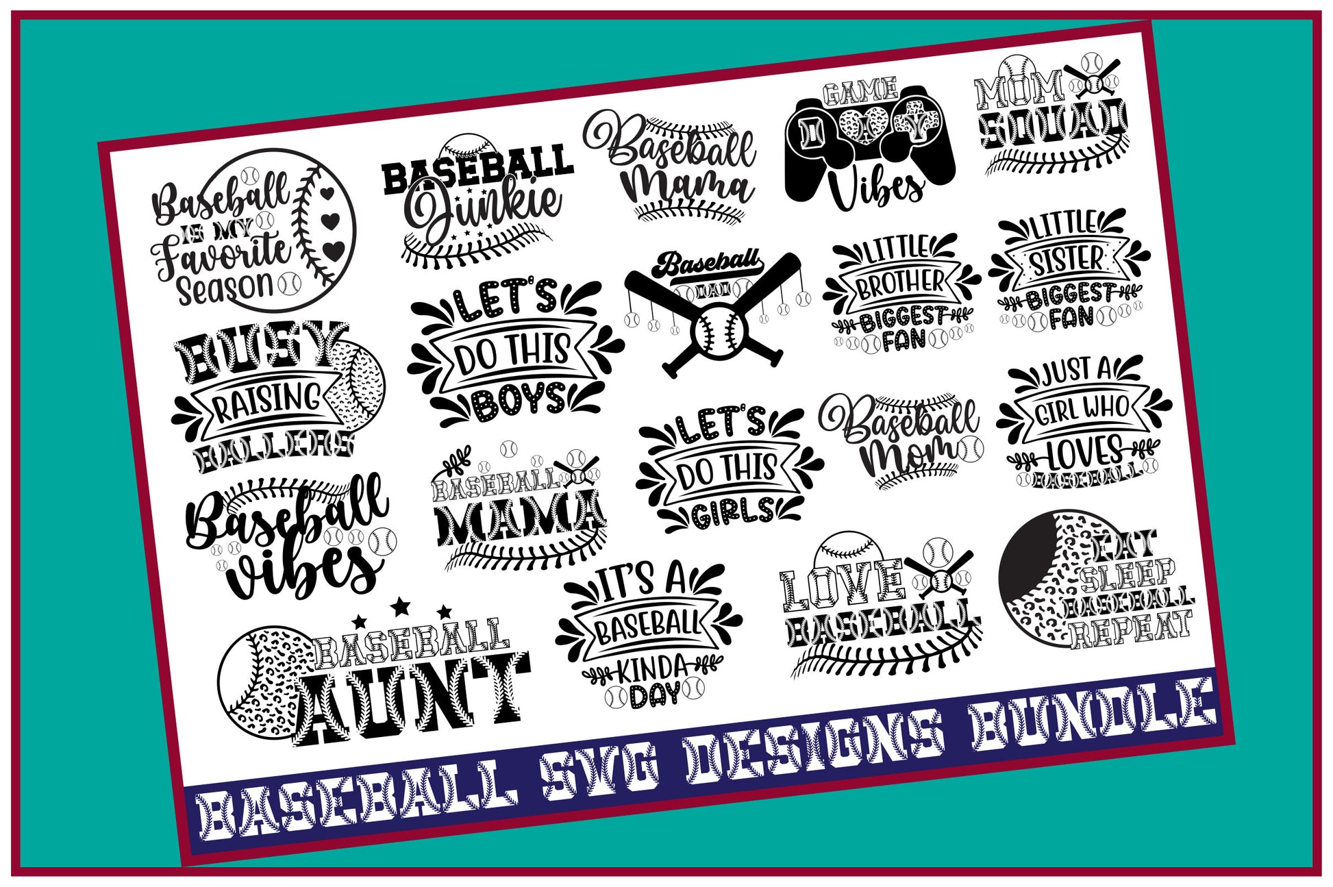 Baseball SVG Bundle - CraftNest - Digital Crafting and Art