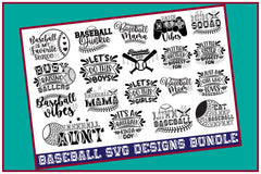 Baseball SVG Bundle - CraftNest - Digital Crafting and Art