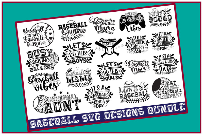 Baseball SVG Bundle - CraftNest - Digital Crafting and Art