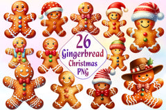 Gingerbread Clipart Bundle - CraftNest - Digital Crafting and Art