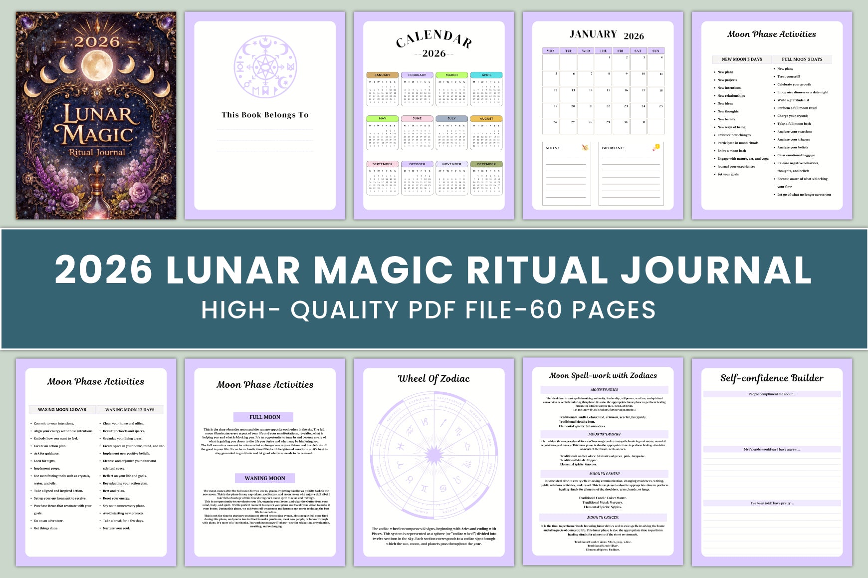 Lunar Magic Ritual Journal
