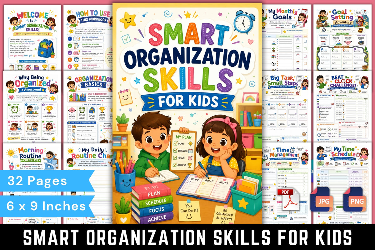 Smart Organization Skills for Kids