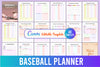 Baseball Planner Template