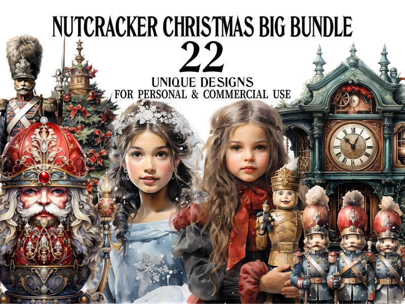 Nutcracker Christmas Clipart - CraftNest