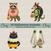 Halloween Animals 2 Clipart Bundle