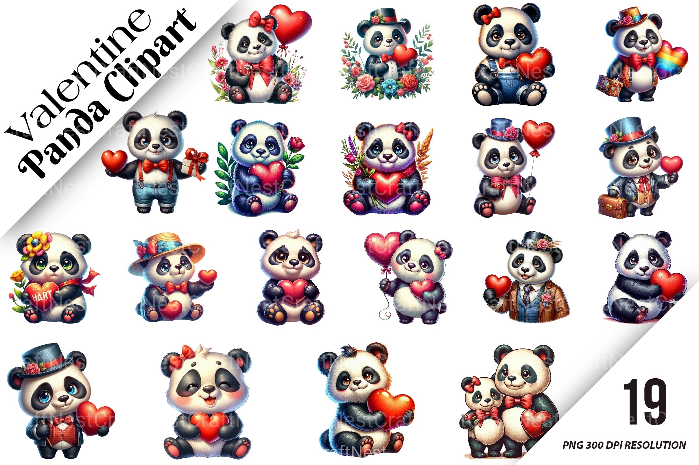 Valentine Koala Clipart Bundle 1 - CraftNest - Digital Crafting and Art