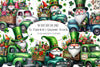 St Patrick's Gnome Truck Clipart Bundle 2