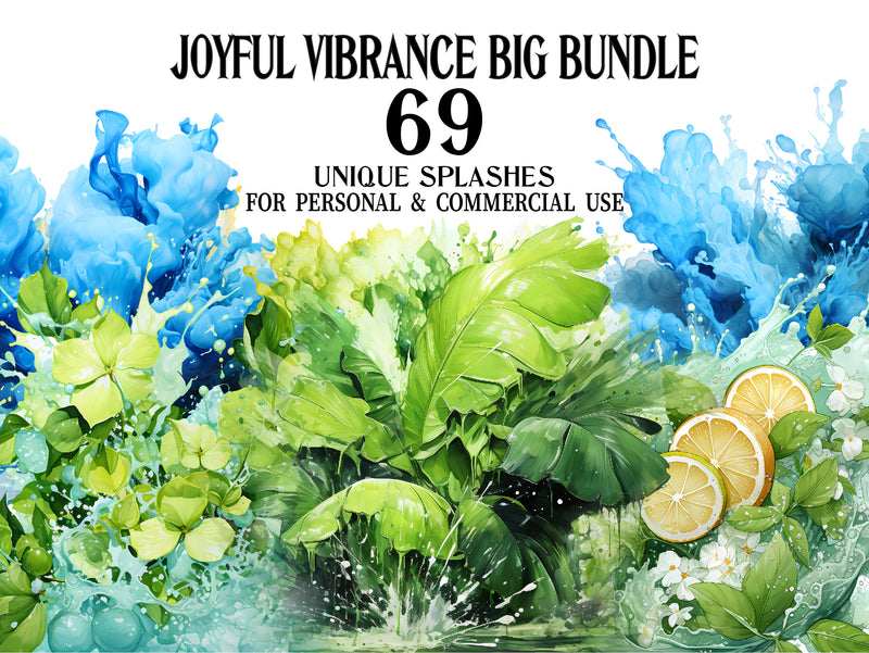 Joyful Vibrance Clipart - CraftNest