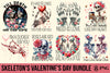 Skeleton Valentine's Day Clipart Bundle 1