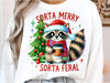 Raccoon Christmas Sorta Merry Clipart Bundle