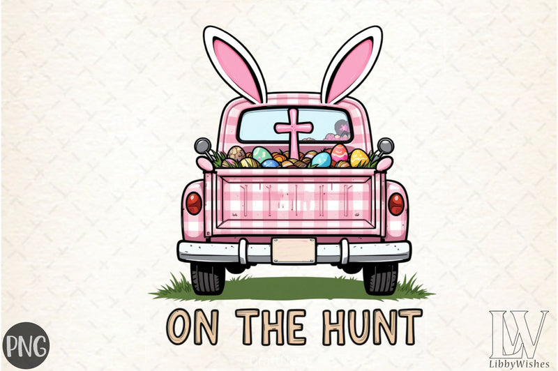 Retro Easter Truck Clipart Bundle - CraftNest - Digital Crafting and Art