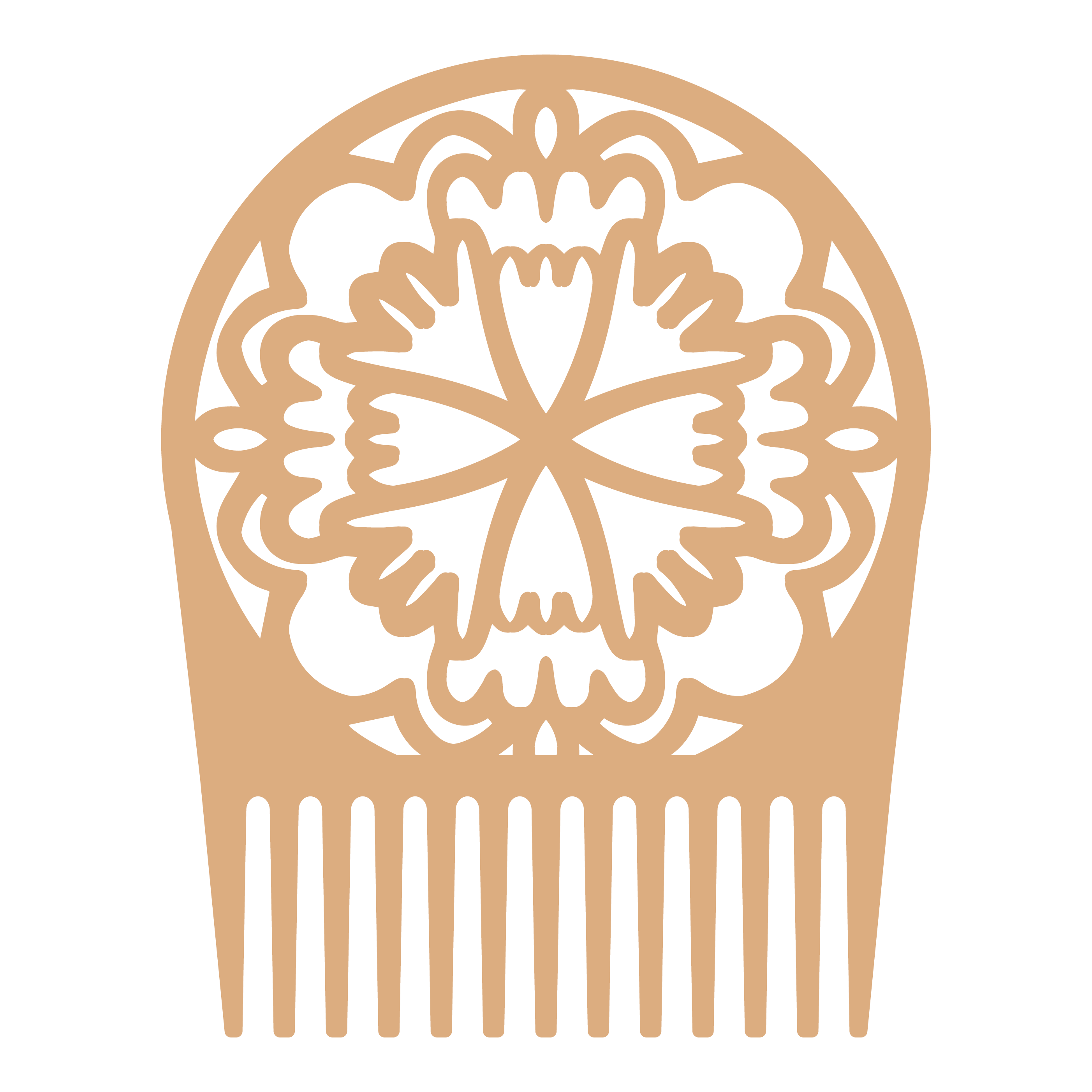 Comb Flower SVG Bundle