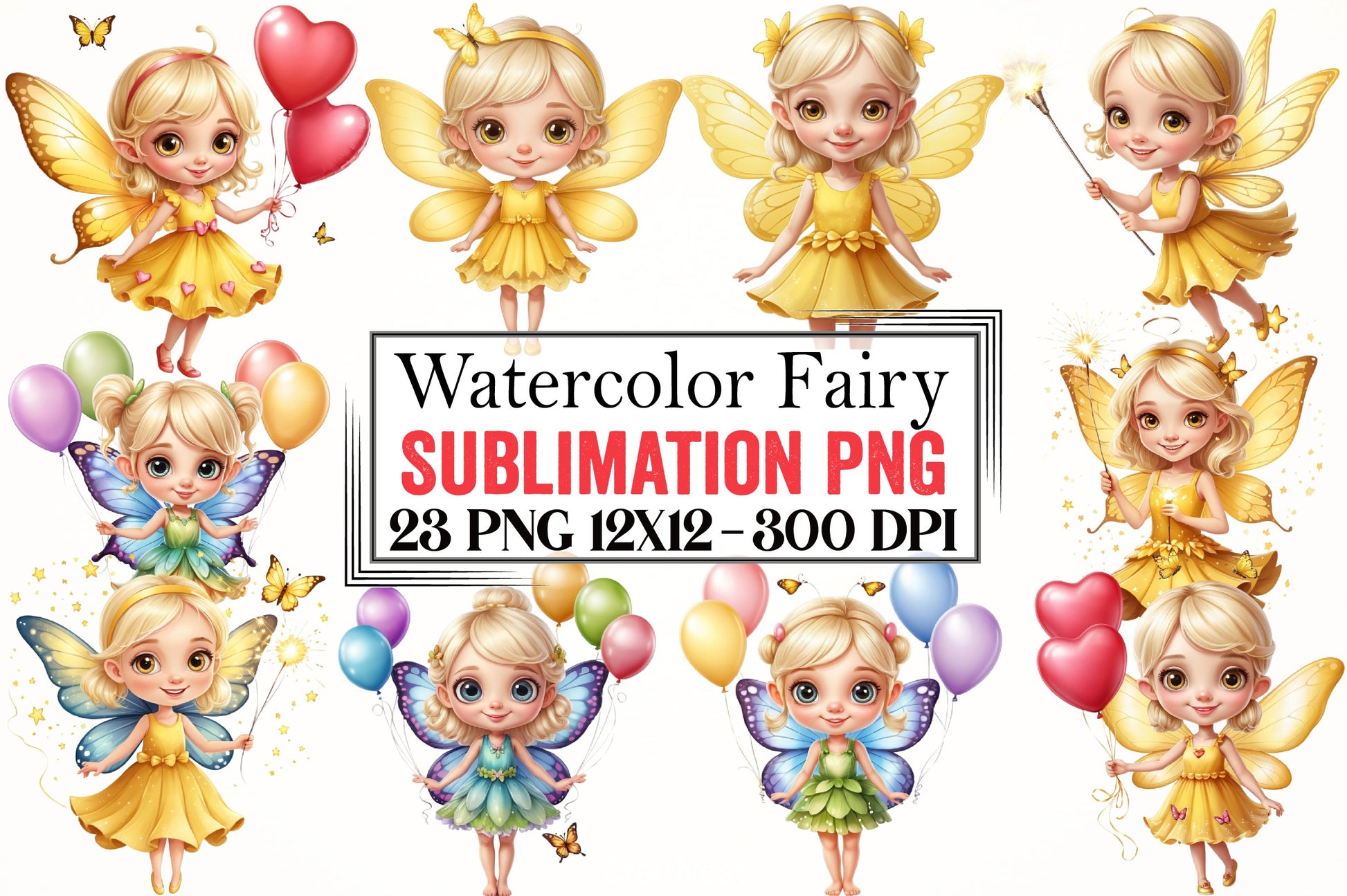 Fairy Clipart Bundle 3 - CraftNest - Digital Crafting and Art