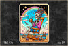 The Caffeinated Tarot Card Skeleton Clipart Bundle