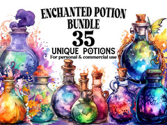 Enchanted Potion Clipart - CraftNest