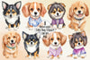 Cute Dog Clipart Bundle 2