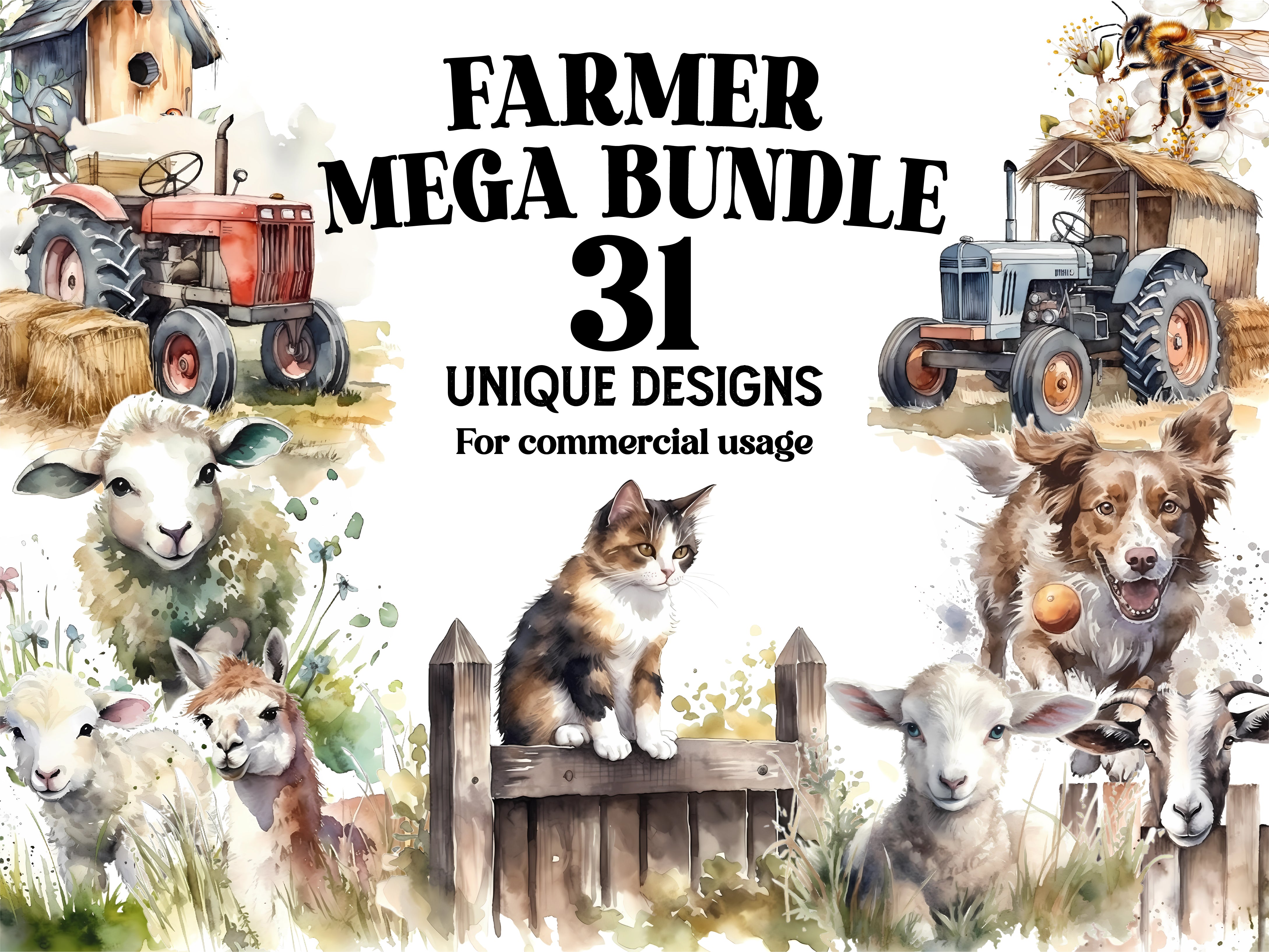 Farmer Clipart - CraftNest