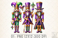 Nutcracker Mardi Gras Clipart Bundle 4 - CraftNest - Digital Crafting and Art