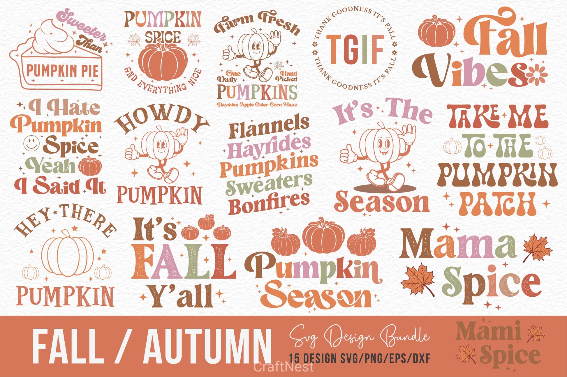 Fall SVG Bundle 9 - CraftNest - Digital Crafting and Art