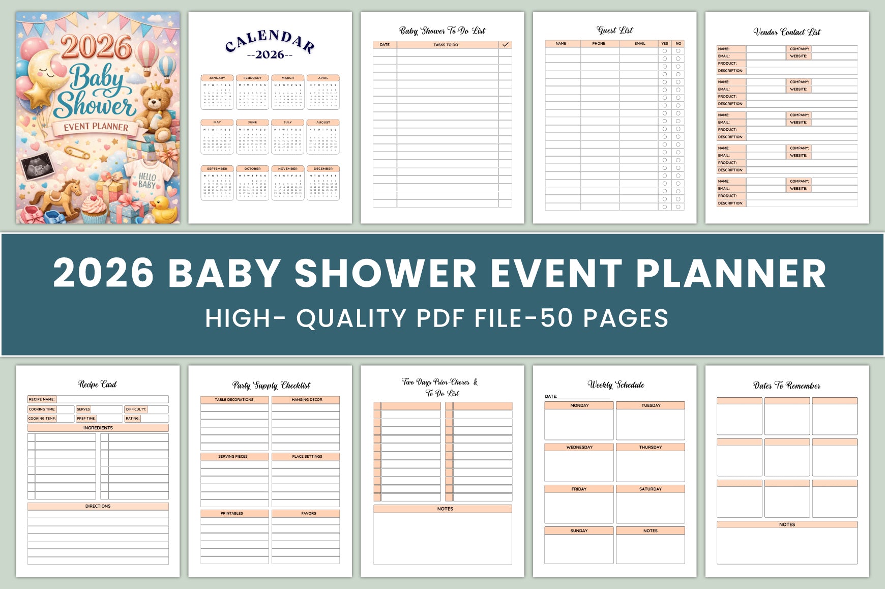 Baby Shower Event Planner