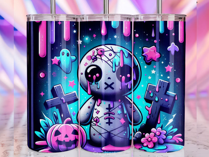 Halloween Voodoo Doll Tumbler Wrap Bundle 5 - CraftNest - Digital Crafting and Art