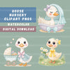Goose Nursery Clipart Bundle