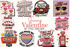 Funny Valentine Clipart Bundle - CraftNest - Digital Crafting and Art