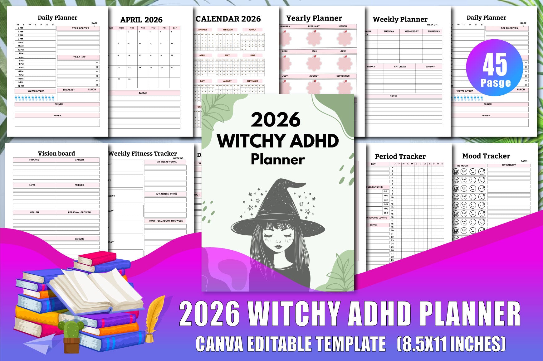 Witchy ADHD Planner
