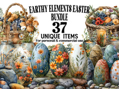 Earthy Elements Eastern Clipart - CraftNest