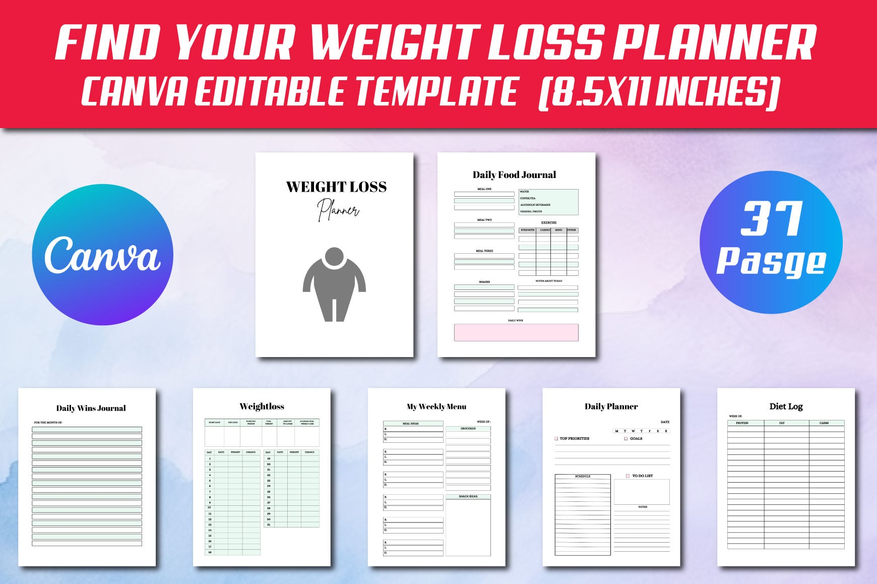 Weight Loss Planner
