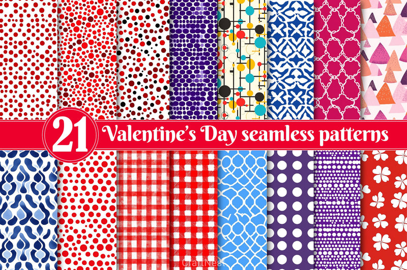 Valentine Digital Papers - CraftNest - Digital Crafting and Art