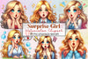 Surprise Girl Clipart Bundle