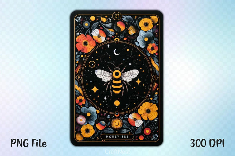 Honey Bee Tarot Card Clipart Bundle 23 - CraftNest - Digital Crafting and Art