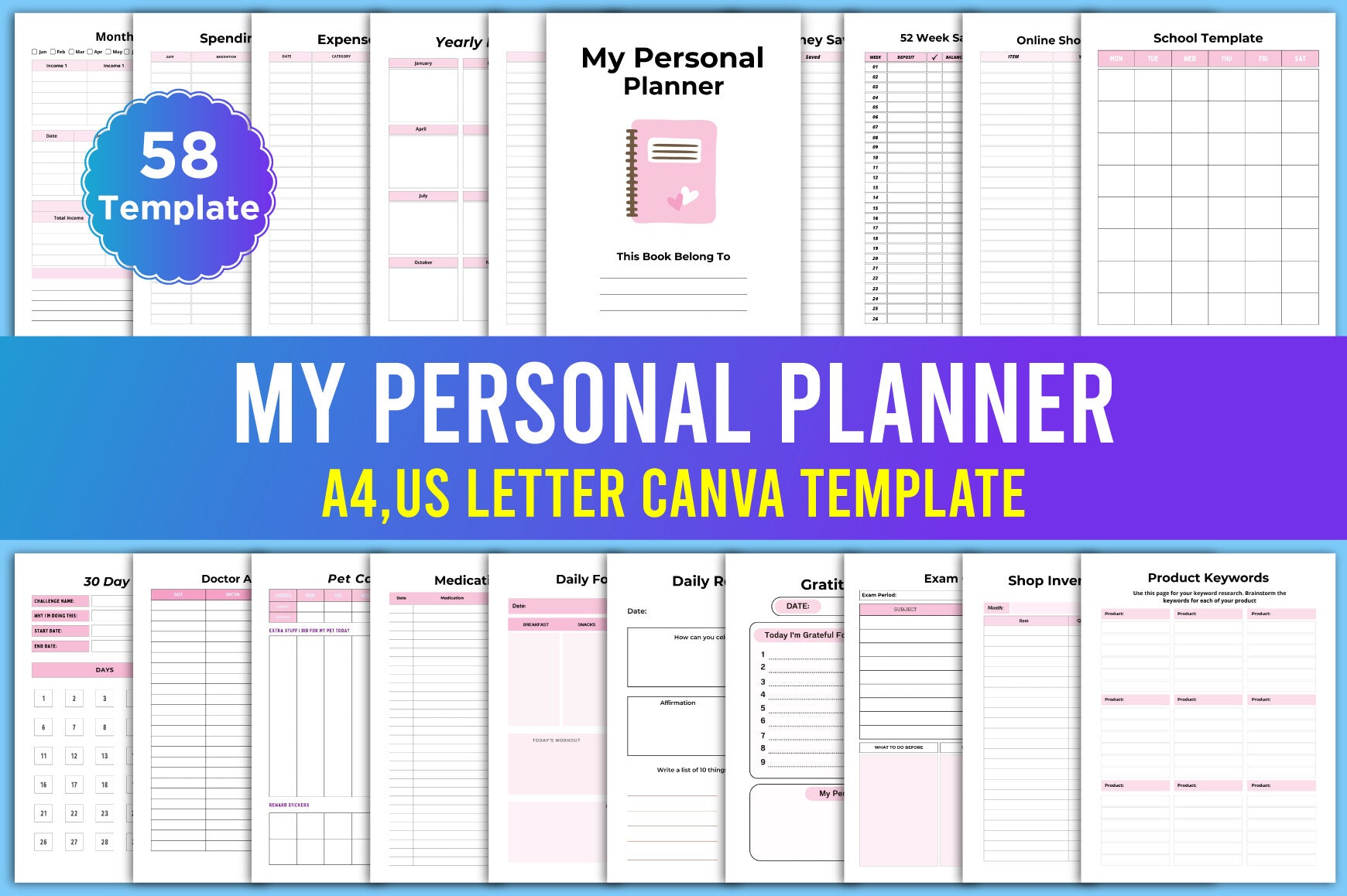 My Personal Templates Planner
