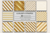 Golden Glitter Stripes Background Papers