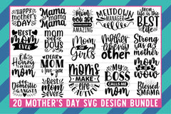 Mother's Day SVG Bundle 6 - CraftNest - Digital Crafting and Art