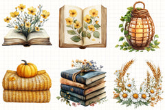 Autumn Clipart Set - CraftNest - Digital Crafting and Art