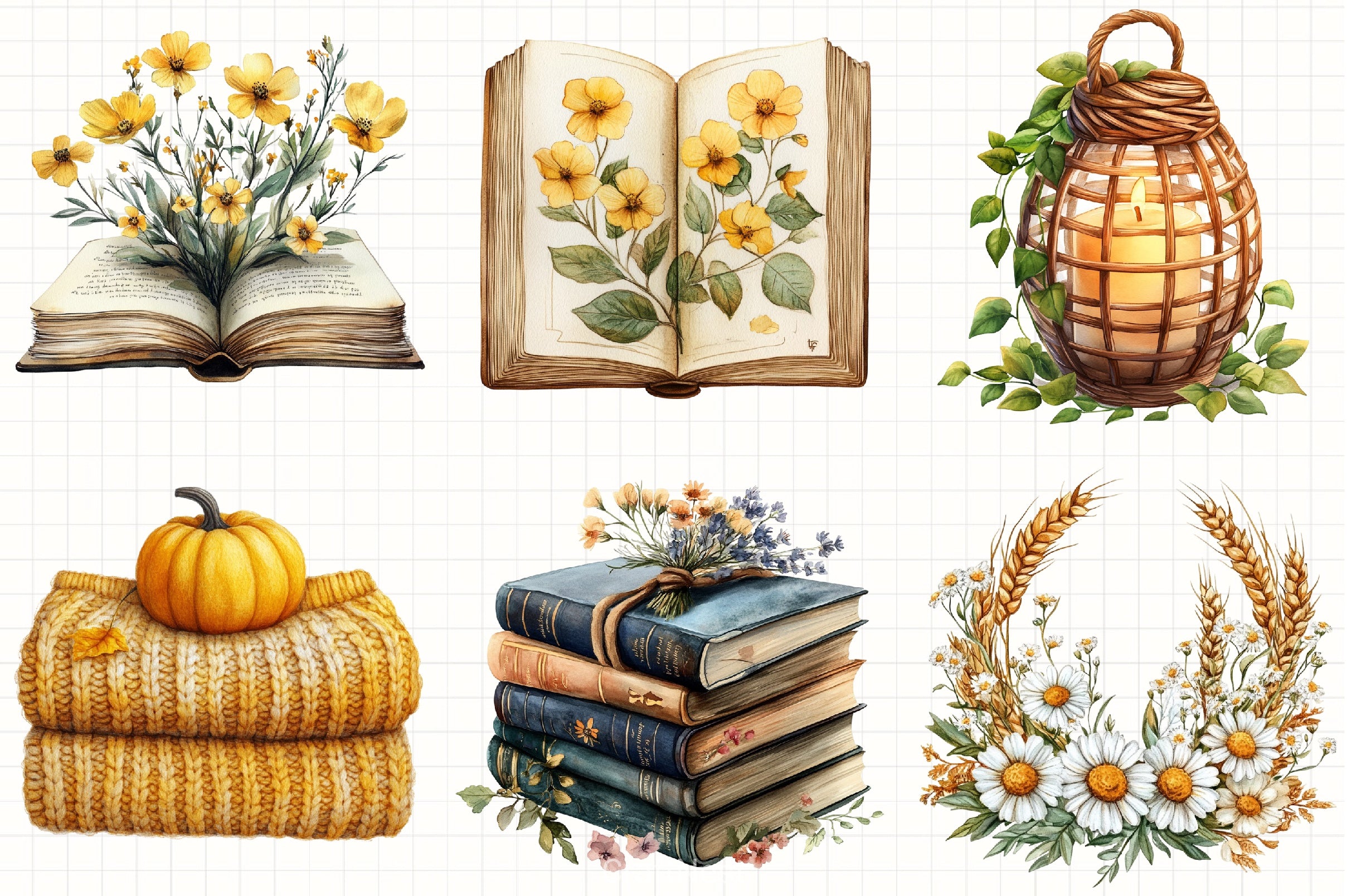Autumn Clipart Set - CraftNest - Digital Crafting and Art