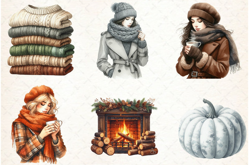 Autumn Clipart Bundle 8 - CraftNest - Digital Crafting and Art