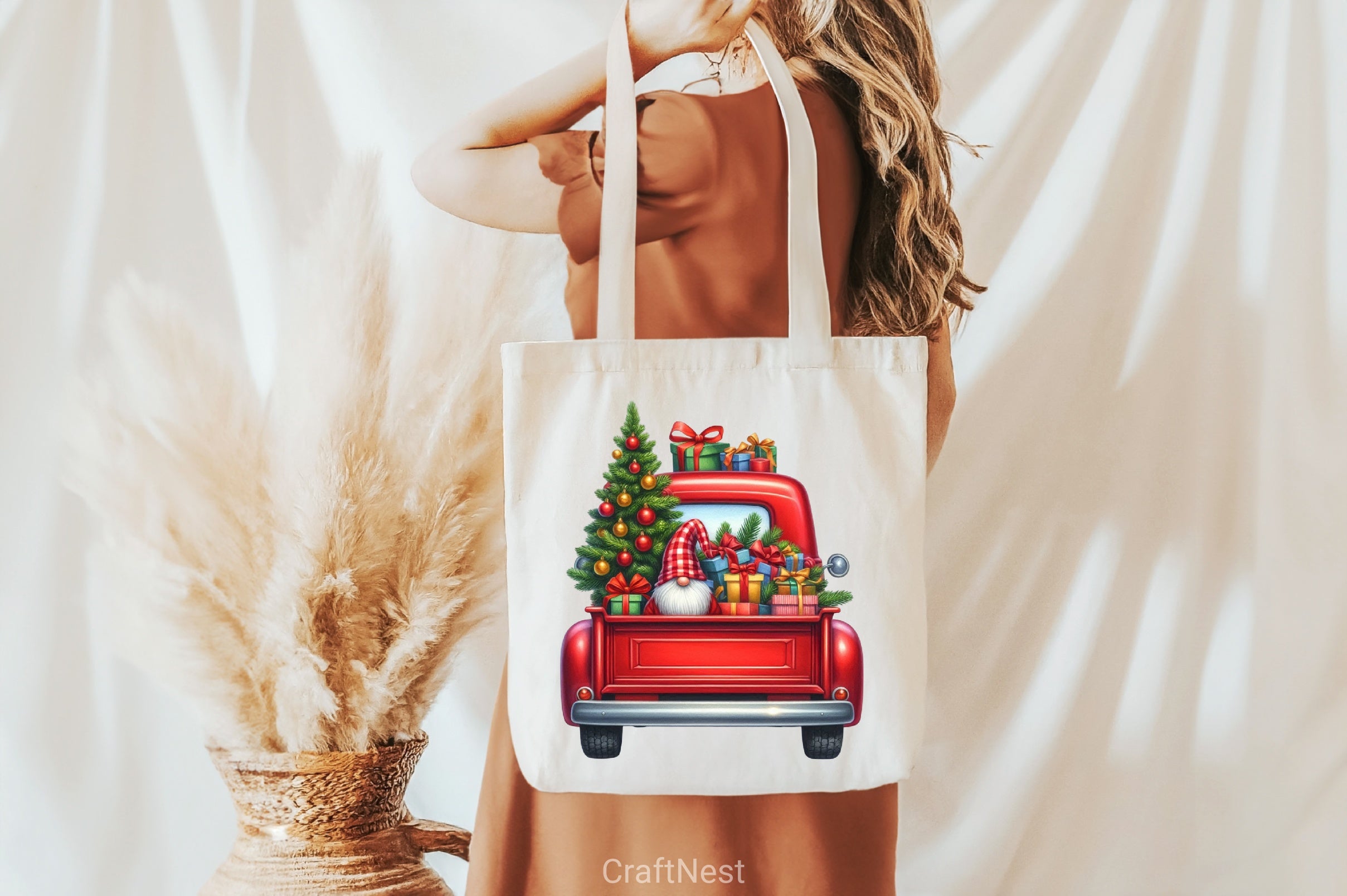 Merry Christmas Truck Clipart Bundle 3 - CraftNest - Digital Crafting and Art