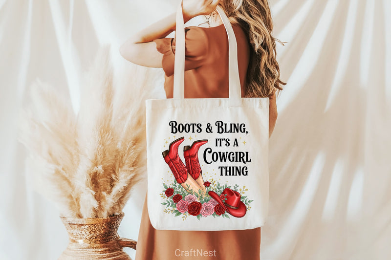 Cowgirl Boots & Bling Clipart Bundle 5 - CraftNest - Digital Crafting and Art