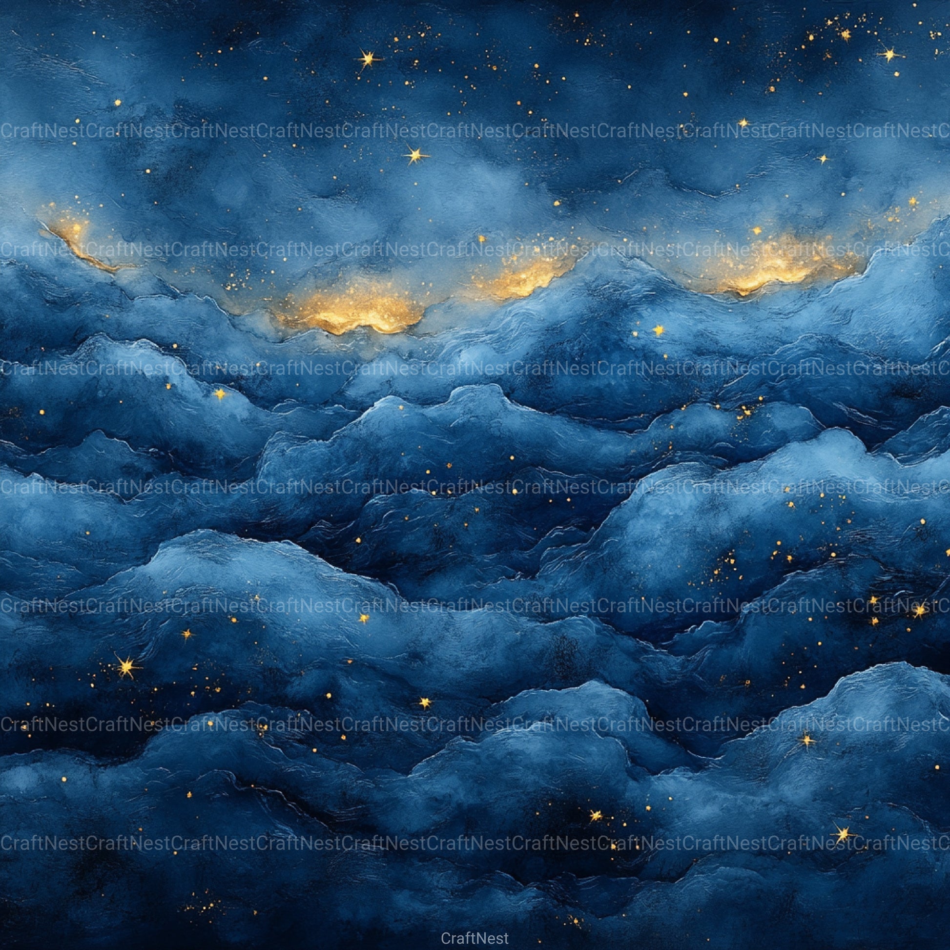 Gold Starry Grunge Digital Paper 4 - CraftNest - Digital Crafting and Art