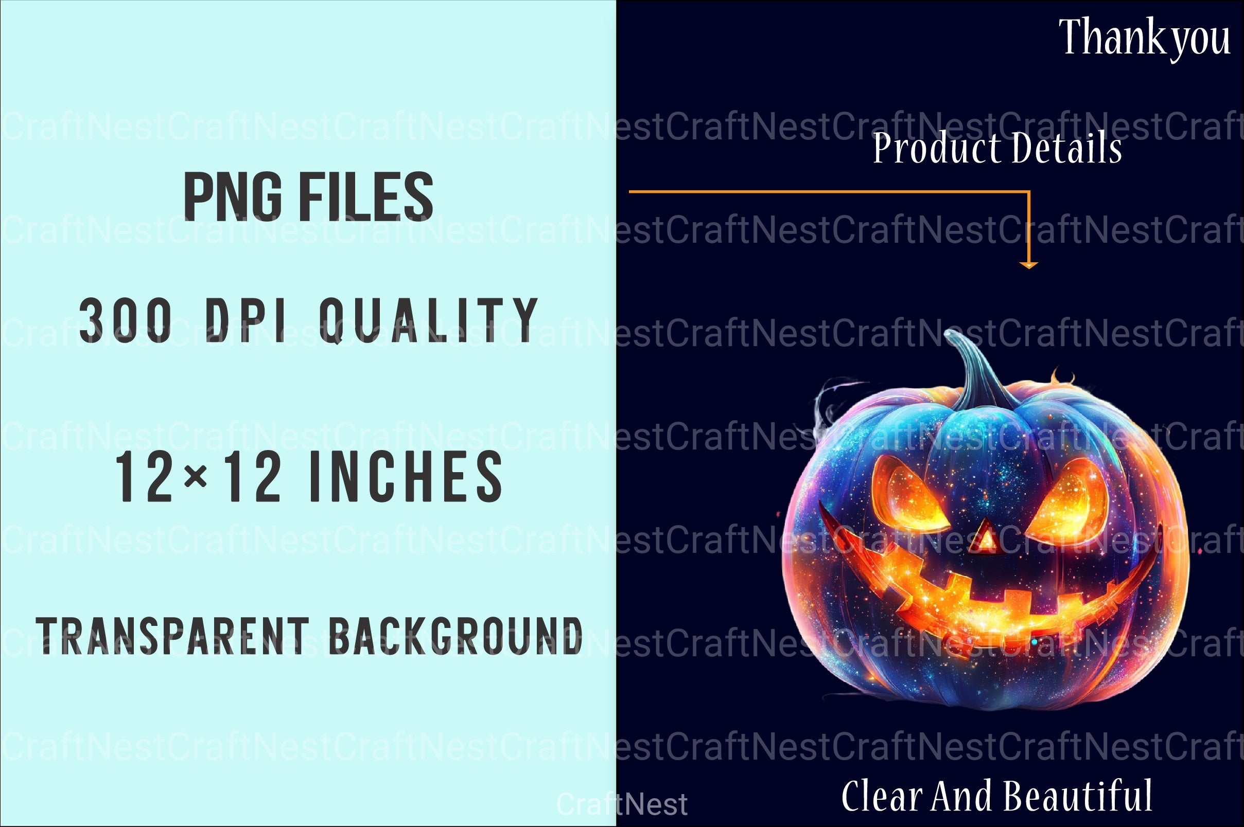 Halloween Pumpkin Clipart Bundle 99 - CraftNest - Digital Crafting and Art