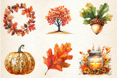Lovely Autumn Clipart Bundle - CraftNest - Digital Crafting and Art