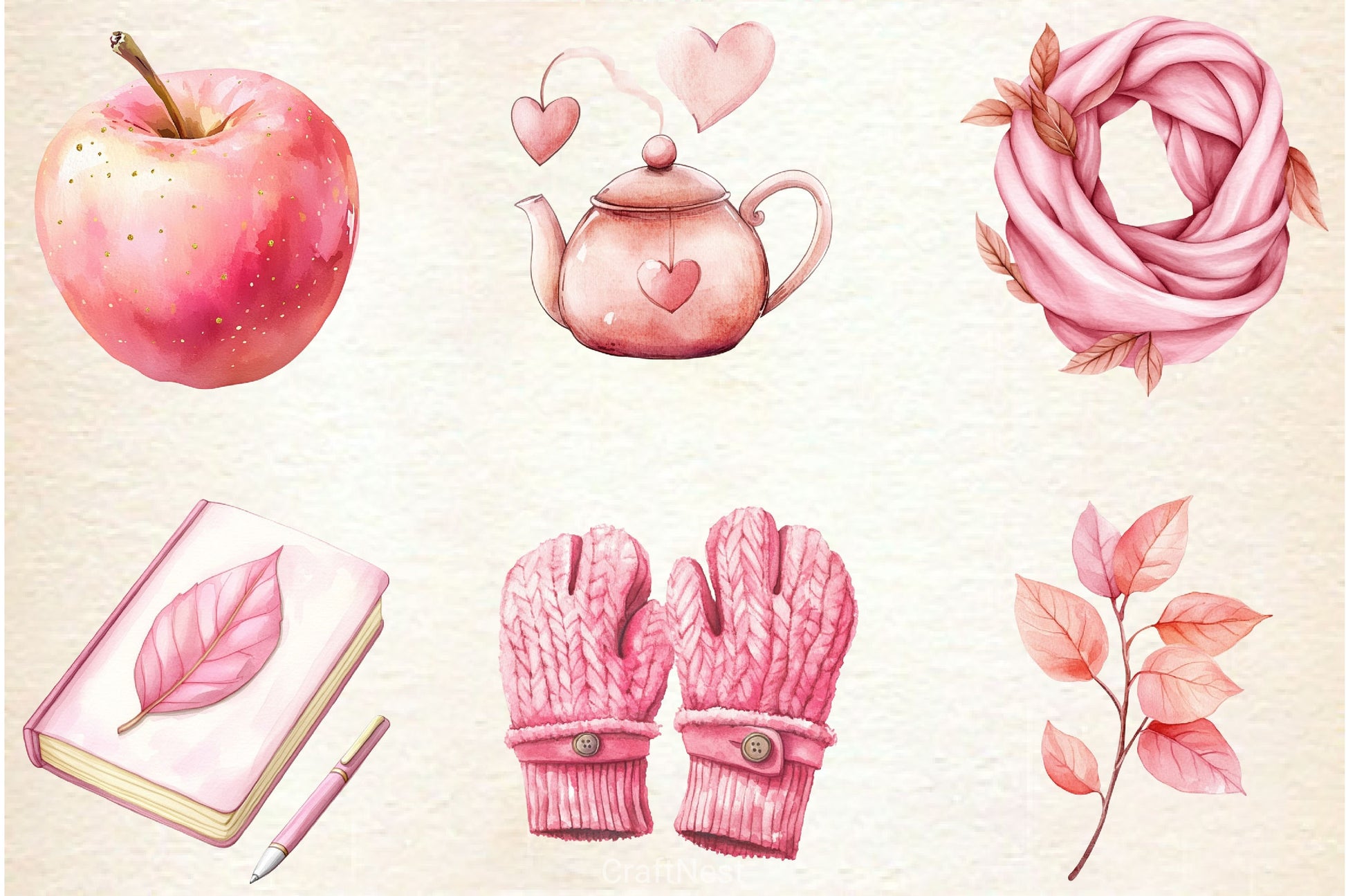 Autumn Serenity Clipart Bundle - CraftNest - Digital Crafting and Art