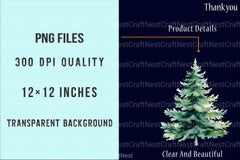 Whimsical Christmas Tree Clipart Bundle 8 - CraftNest - Digital Crafting and Art