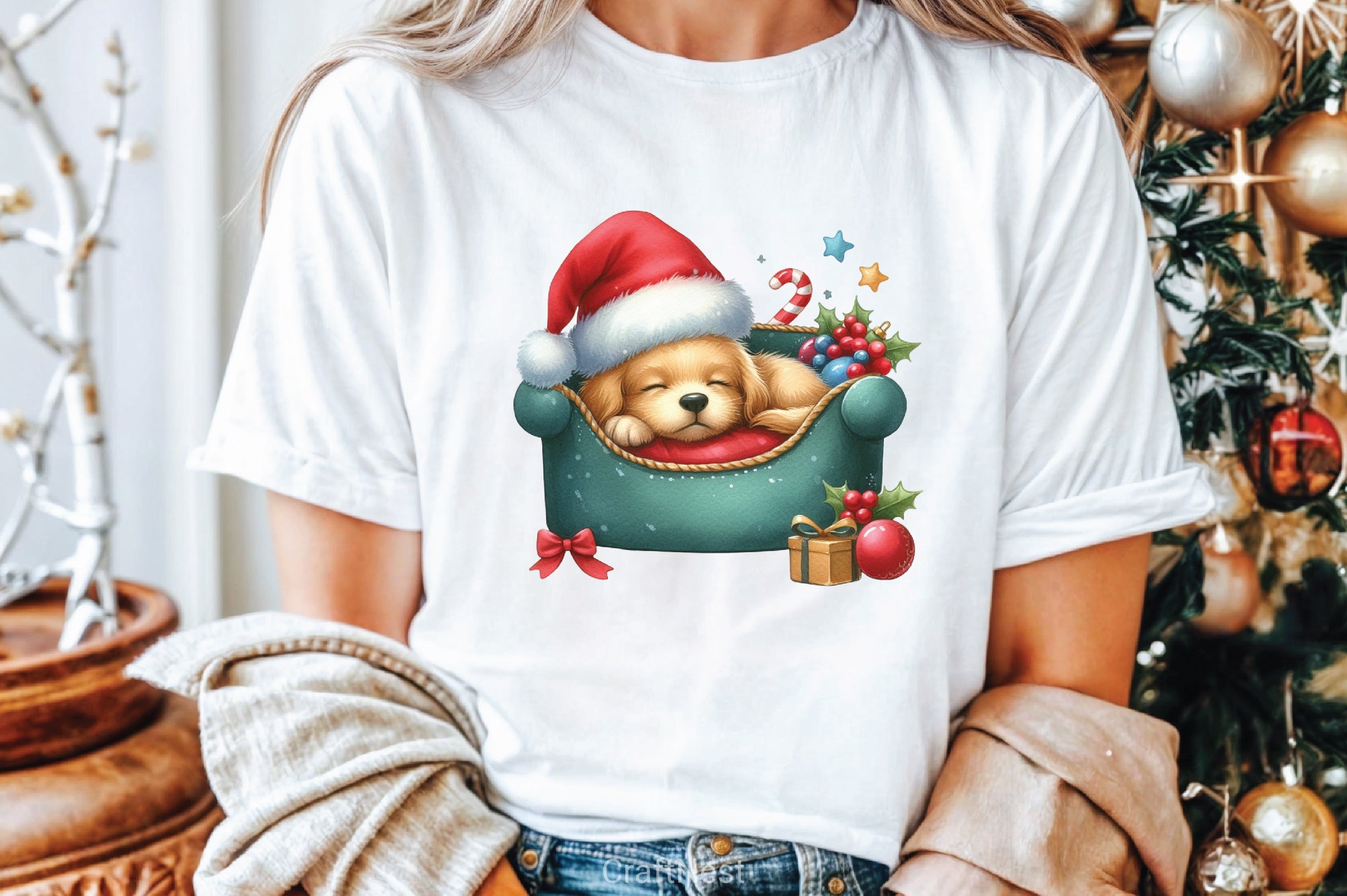 Christmas Movie Night Clipart Bundle - CraftNest - Digital Crafting and Art