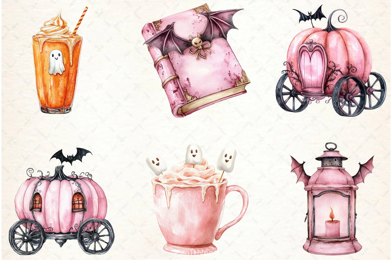 Happy Halloween Clipart Bundle 3 - CraftNest - Digital Crafting and Art