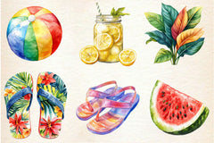 Summer Vibe Clipart Bundle 2 - CraftNest - Digital Crafting and Art