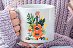 Summer Vibes Guitar Clipart Bundle 1 - CraftNest - Digital Crafting and Art